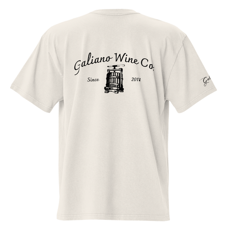 Galiano Wine Galiano Wine Co. Oversized Faded T-Shirt